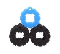 INGVIEE Compatible Éponge de Rechange pour Oase BioPress 4000/5000 (2X Noir Gros, 1x Bleu Fin)
