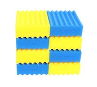 INGVIEE Compatible Éponge Filtrante pour Sunsun CBF-350 CBF-350B CBF-350C CBF-550 Filtre (4X Jaune Fin, 4X Bleu Gros)