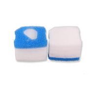 INGVIEE Compatible Mousse Filtrant Coussins de Ouate pour Eheim Professionel 3 250/350/600 2071/2073/2075 et Pro 3e 350 2074 (8X Blanc, 2X Bleu)
