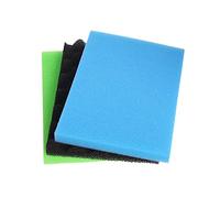 INGVIEE Compatible Mousse Filtrant pour Blagdon Mini-Pond 4500L et 6000L Modèle (1x Noir Gros, 1x Vert Moyen, 1x Bleu Fin)