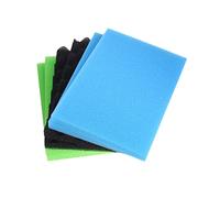 INGVIEE Compatible Mousse Filtrant pour Blagdon Mini-Pond 4500L et 6000L Modèle (2X Noir Gros, 2X Vert Moyen, 2X Bleu Fin)