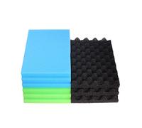 INGVIEE Compatible Mousse Filtrant pour Blagdon Mini-Pond 4500L et 6000L Modèle (3X Noir Gros, 3X Vert Moyen, 3X Bleu Fin)
