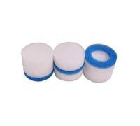 INGVIEE Compatible Mousse Ouate Filtrante pour Eheim Ecco Pro 130 200 300 (12x Blanc, 3X Bleu)