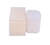 INGVIEE Compatible Pack de Valeur pour Fluval 204/205/206/207 (12x Bloc De Polissage et 12x Beige Bio Foam Mousse)