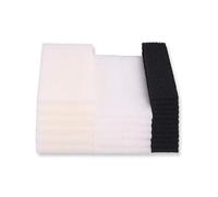INGVIEE Compatible Pack de Valeur pour Fluval U4 Filtre (12x Mousse, 12x Mousse au Charbon Actif, 12x Polyester)