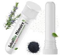 Inhalateur Boost Mémoire Naturel - Romarin Cinéole & Huile de Nigelle Bio - Améliore Concentration & Mémoire - Apaisant et 100% Naturel - Solution Naturelle pour Focus et Bien-Être - BioMerveille