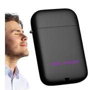 Inhalateur de nez, tube d'inhalation d'aromathérapie, vaporisateur à double buse de 9,1 cm, huiles naturelles, design compact et portable pour voyage, congestion des sinus, mal des transports, nausées