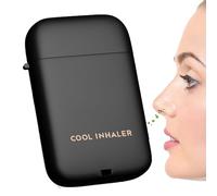 Inhalateur de nez, tube d'inhalation d'aromathérapie, vaporisateur à double buse de 9,1 cm, huiles naturelles, design compact et portable pour voyage, congestion des sinus, mal des transports, nausées