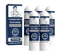 Inhalateur de surfgow, bâton de nez vital de surfgow, inhalateur nasal masculin complexe, doux et non irritant, restaure l'énergie et la vitalité (5pcs)