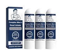 Inhalateur de surfgow, bâton de nez vital de surfgow, inhalateur nasal masculin complexe, doux et non irritant, restaure l'énergie et la vitalité (3pcs)