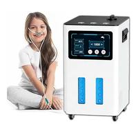 Inhalateur D'hydrogène Silencieux Pour La Maison, Hydrogène Pur À 99,99%, Réservoir De 3 L, Débit De 900 À 4 200 Ml/Min, Remplissage Et Vidange Automatiques, Roulettes(White,4200ml/min)
