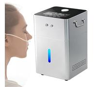 Inhalateur d'oxygène et d'hydrogène de bureau Générateur d'oxy-hydrogène multifonctionnel Débit réglable Soulagement de la fatigue au bureau à domicile Machine de soins de confort respiratoire(900ml)