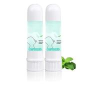Inhalateur nasal, bâtonnet d’inhalateur nasal rafraîchissant naturel, profitez de l’air frais, nettoyez le corps et améliore l’immunité (2 PCS)