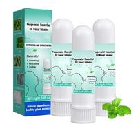 Inhalateur nasal Ingrédients entièrement naturels, stick inhalateur nasal rafraîchissant naturel, profitez d'un air frais, purifiez votre corps et renforcez votre immunité (3 pcs)