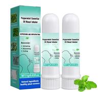 Inhalateur nasal Ingrédients entièrement naturels, stick inhalateur nasal rafraîchissant naturel, profitez d'un air frais, purifiez votre corps et renforcez votre immunité (2 pcs)
