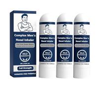 Inhalateur nasal masculin, inhalateur de surfgow, bâton de nez pour les hommes, restaure l'énergie et la vitalité, offre un confort quotidien, doux et non irritant, 2 ml / 0,07 oz (3pcs)