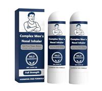 Inhalateur nasal masculin, inhalateur de surfgow, bâton de nez pour les hommes, restaure l'énergie et la vitalité, offre un confort quotidien, doux et non irritant, 2 ml / 0,07 oz (2pcs)