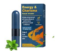 Inhalateur Nasal,Stick Nasal De 2ml À Effet Revigorant | Inhalateur Rafraîchissant - Pour Hommes Amélioration De La Clarté Concentration Force Vitalité Bien-être