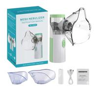 Inhalateur Portable à Mailles Silencieux USB Rechargeable Diffusion Fine Compact Adulte Enfant Voyage Nébuliseur