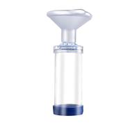 Inhalateur pour animaux de compagnie - Chambre en plastique, transparent avec masque | Dispositif d'aérosol avec une valve habitante pour un traitement respirant, aide à inhalation portable pour les c