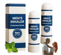 Inhalateur pour hommes, inhalateurs nasaux complexes pour hommes, naturels, pour restaurer l'énergie et la vitalité (2pcs)