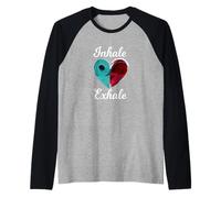 Inhale Expirez Yoga Méditation Mindfulness Practice Manche Raglan