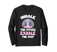 Inhale The Future Exhale The Past Yoga Meditation Citation Manche Longue