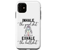 Inhale The Good Exhale The Bullshit Chakra méditation Yoga Coque pour iPhone 11