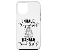 Inhale The Good Exhale The Bullshit Chakra méditation Yoga Coque pour iPhone 12 Mini