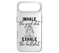 Inhale The Good Exhale The Bullshit Chakra méditation Yoga Coque pour iPhone Air