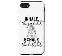 Inhale The Good Exhale The Bullshit Chakra méditation Yoga Coque pour iPhone SE (2020) / 7/8