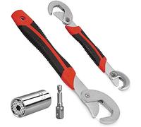 INHEMI 2 Pièce Clés à Molette,Universelles Clés Réglables Serre-Ecrou,Multifonctionnelles Clés,Avec Grande Ouverture 8-22 mm