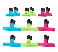 INHEMI Pince Sachet, 12 Pièces Clip de Fermeture en Plastique, Sacs Alimentaires pour Emballage Cuisine（2 Taille）