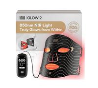 INIA GLOW 2 Red Light Therapy Mask , 4 Light Modes with 850nm NIR, 2600mAh Rechargeable LED Face Mask for Skincare at Home and Travel, The U