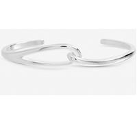 Inicio Inicio Silver Tone Polished Open Link Cuff - Gift Bracelet