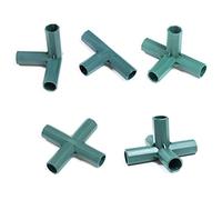 INIFLM Lot de 30 connecteurs de cadre de jardinage, 5 types de raccords de cadre de serre, 16 mm, pour serre
