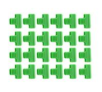 INIFLM Lot de 48 clips de serrage en plastique pour serre - Pour couvrir les rangées de films, tunnels, serres - Support d'extension de plantes (19 mm)