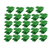 INIFLM Lot de 48 pinces de serrage en plastique pour serre - 19 mm, Vert
