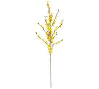 INIFLM Lot de 5 fleurs de jasmin artificielles de 100 cm de long - Branches de jasmin séchées en soie - Bouquets de fleurs de jasmin d'hiver pour fête de mariage, décoration de la maison, de Noël