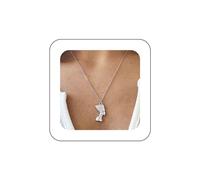 Inilbran Collier bohème reine égyptienne Nefertiti tête ras du cou vintage avec pendentif pharaon égyptien antique reine roi Néfertiti chaîne bijoux pour femmes et filles