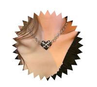 Inilbran Collier Chaine Punk Coeur Cuba Collier Ras Du Cou Coeur Épine Vintage Collier Pendentif Coeur Noir Collier Coeur Barbelé Gothique Bijoux Pour Femmes Et Filles