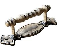 ININOSNP Accessoires d'ameublement Handles Retro Sliding Door Handle,Home Decor Cast Iron Door Handles,Doorway Shoe Cabinet Handle,Home Hardware Accessories(Bianco)