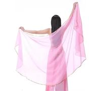 ININOSNP Accessoires de Danse Half-Circle Belly Dance Scarf-Style Chiffon Veil, Costume Accessories(1 UK)
