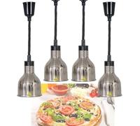 ININOSNP Chauffage Rapide Lampes chauffantes for buffets, équipement de Restauration, câbles à Ressort rétractables, luminaires Suspendus for Restaurants