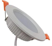 ININOSNP LED à Profil Bas encastré et à Montage en Surface Disque Lumineux Rond Blanc Chaud CRI80 Listé Blanc Slim Plafonnier Étanche à l'air Downlight Star(Neutral Light,15W)