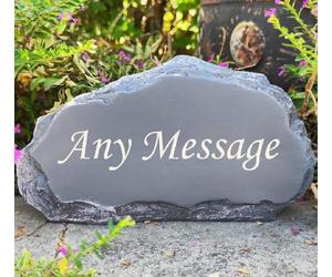 ININOSNP Monuments commémoratifs pour Animaux Cadeau commémoratif en Pierre extérieure for accueillir des invités