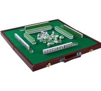 ININOSNP Pack de Jeux Mini Mahjong for dortoir d'étudiants, Petit Mahjong à Main, Jeu de Famille Portable de Divertissement en Plein air for Les Voyages, tuiles de Mahjong