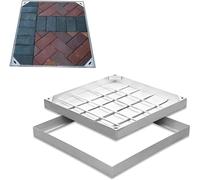 ININOSNP Plaque de recouvrement pour bac à Sable Revêtements de Pavage encastrés Robustes, adaptés aux environnements intérieurs et extérieurs(70x70x5cm)