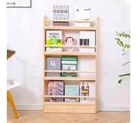 ININOSNP Présentoir de livrets en Bois, Organisateur de Magazines d'angle, étagère Peu encombrante for Chambre à Coucher, Salon(80cm(31 1/2"))