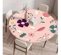 ININOSNP Protection de Table Nappe De Couleur Pastel avec Un Motif Floral(3,110cm)